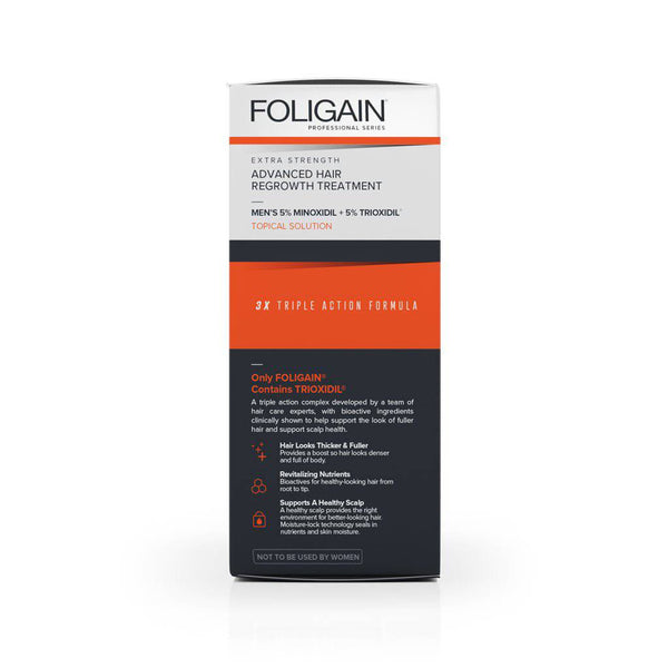 FOLIGAIN Advanced Hair Regrowth For Men Minoxidil 5% + Trioxidil 5% - FOLIGAIN EU