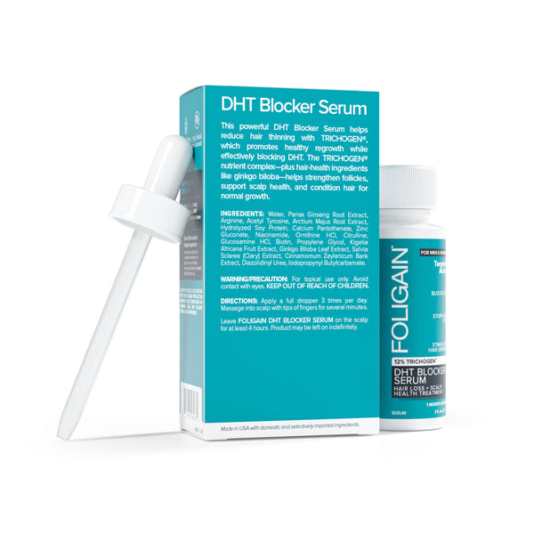 FOLIGAIN Hair Regrowth DHT Blocker Serum με 12% Trichogen®