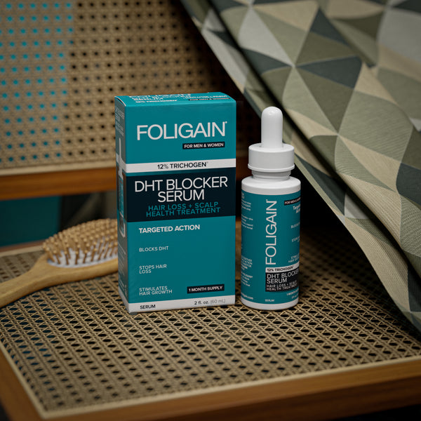 FOLIGAIN Hair Regrowth DHT Blocker Serum με 12% Trichogen®