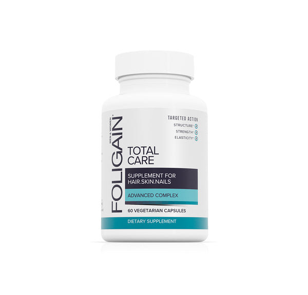 FOLIGAIN TOTAL CARE Συμπλήρωμα για Αραίωση Μαλλιών, Δέρμα & Νύχια 60 Χορτοφαγικές Κάψουλες