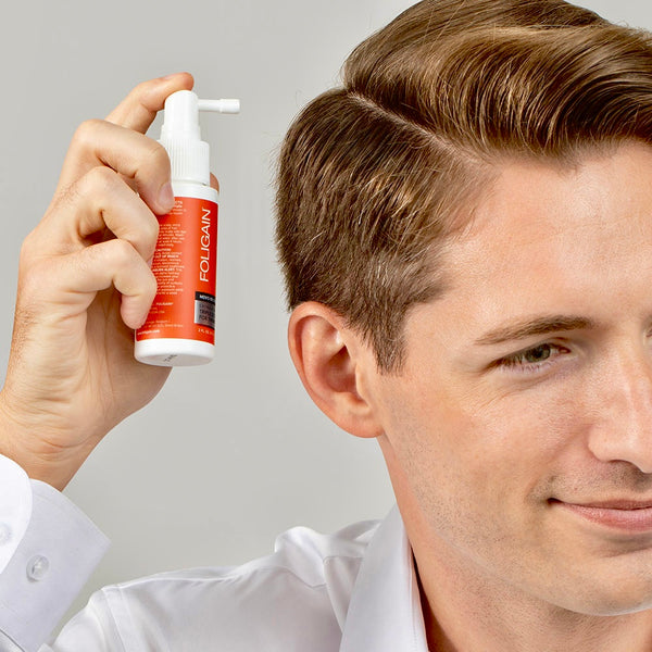 FOLIGAIN Triple Action Complete Formula για αραιά μαλλιά για άνδρες 10% Trioxidil